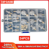 24-Piece SMA RF Adapter Kit