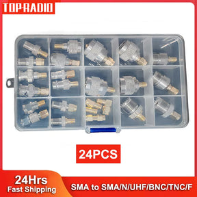 24-Piece SMA RF Adapter Kit