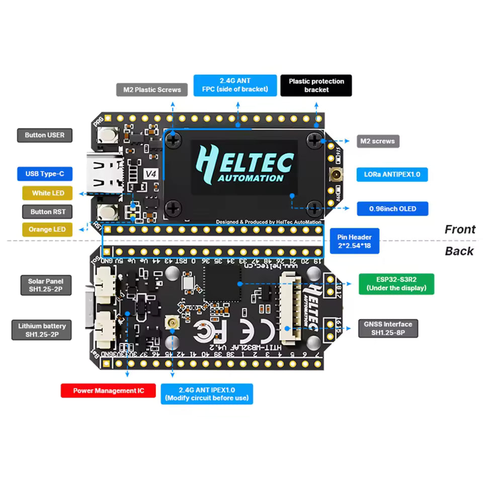 Heltec LoRa 32 V4 Mesh Development Board