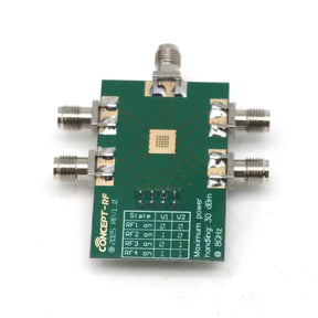 PE42540 SP4T RF Switch Board | 4-Port Signal Routing up to 8 GHz