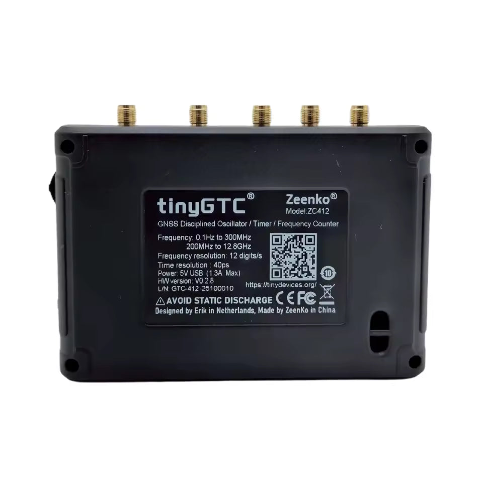 tinyGTC ZC412 12GHz Frequency Counter with GPSDO